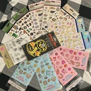 Stickers • 12 packs of stickers for 15 dollars!!